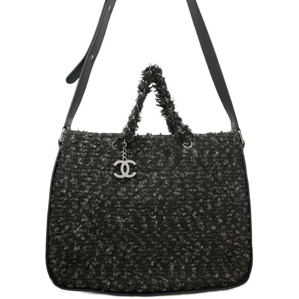 Chanel Cocomark Tweed Shoulder Bag